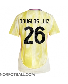 Billige Fotballdrakt Juventus Douglas Luiz #26 Replika Bortedrakt Dame 2024-25 Kortermet